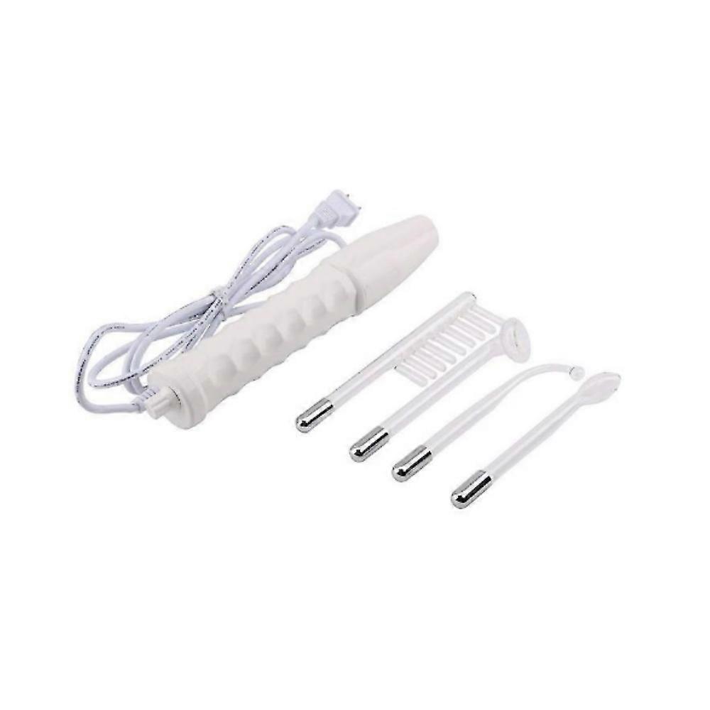 EU Plug Portable High Frequency Electrotherapy Skin Therapy Wand Machine Acnes Remove