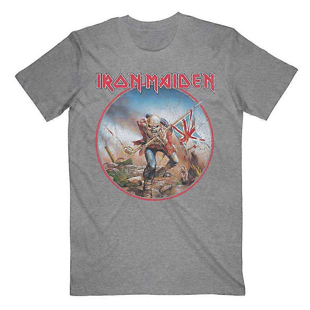 Iron Maiden Trooper Vintage Circle T Shirt