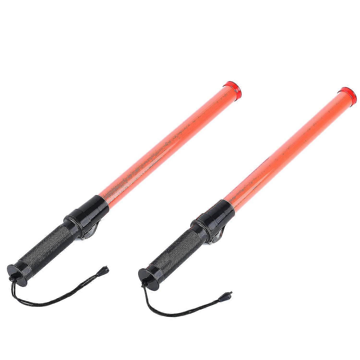 2pack 21inch Signal Traffic Safety Led Light Traffic Wands For Parking Guides