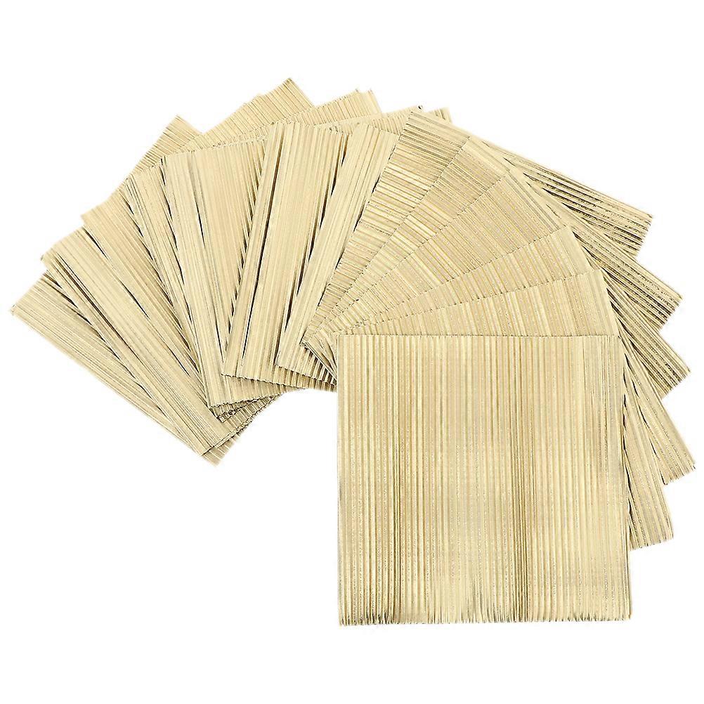 200pcs Safe Aluminum Foil Candy Wrappers Candy Packaging Paper Chocolate Wrapper Material