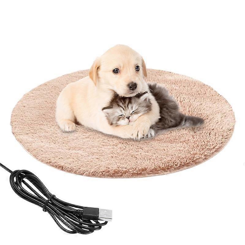 Dog Heating Pad Heated Pet Mat Auto Temperature Control Anti Bite Cord Waterproof Layer Non Slip Cat Warming Pad For Dogs Cats