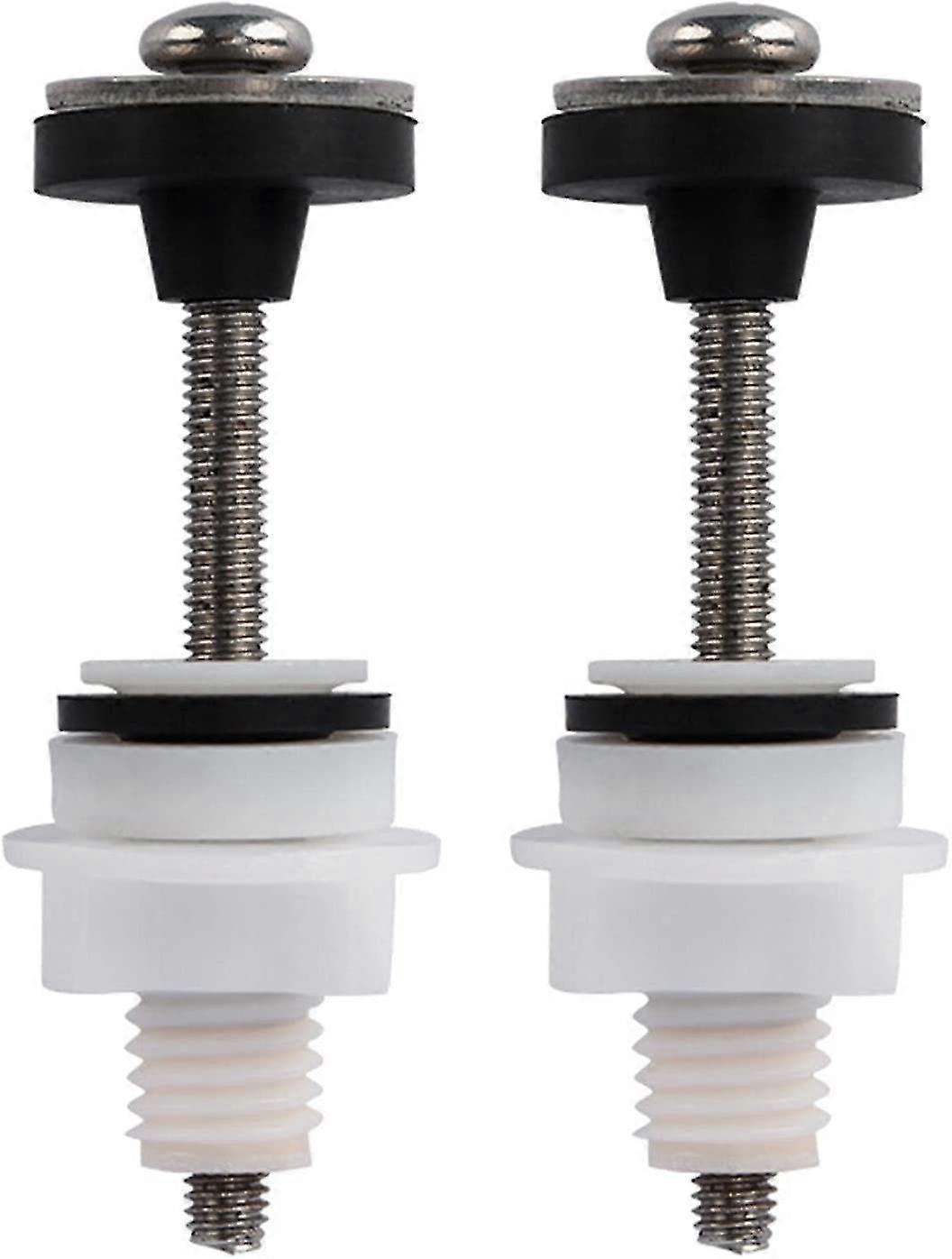 Wc-bril scharnierbout tank naar kom bout (wit) (2 stuks)