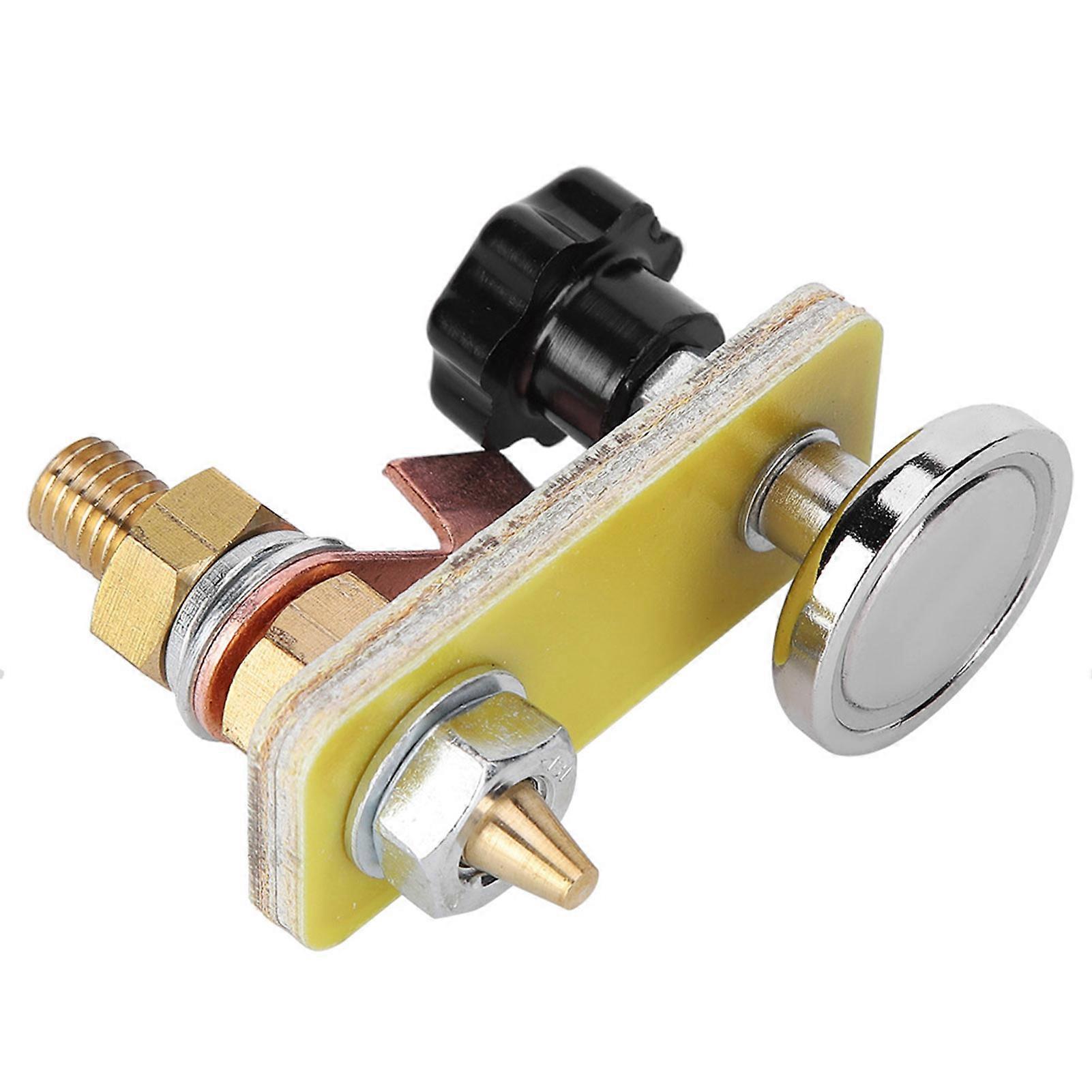 Magnetic Grounding Connector Tool for Welding and Soldering - Single Head, 0.2in Insulation Board