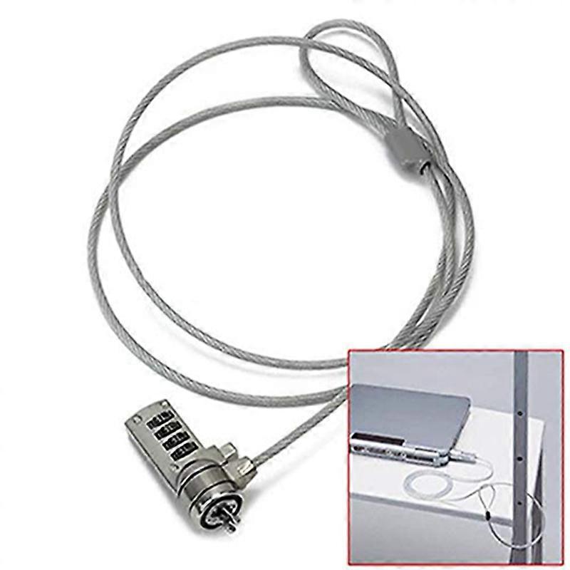 Notebook Security Lock Password Digit Security Computer Lock Anti-theft Chain Notebook PC Laptop Lock