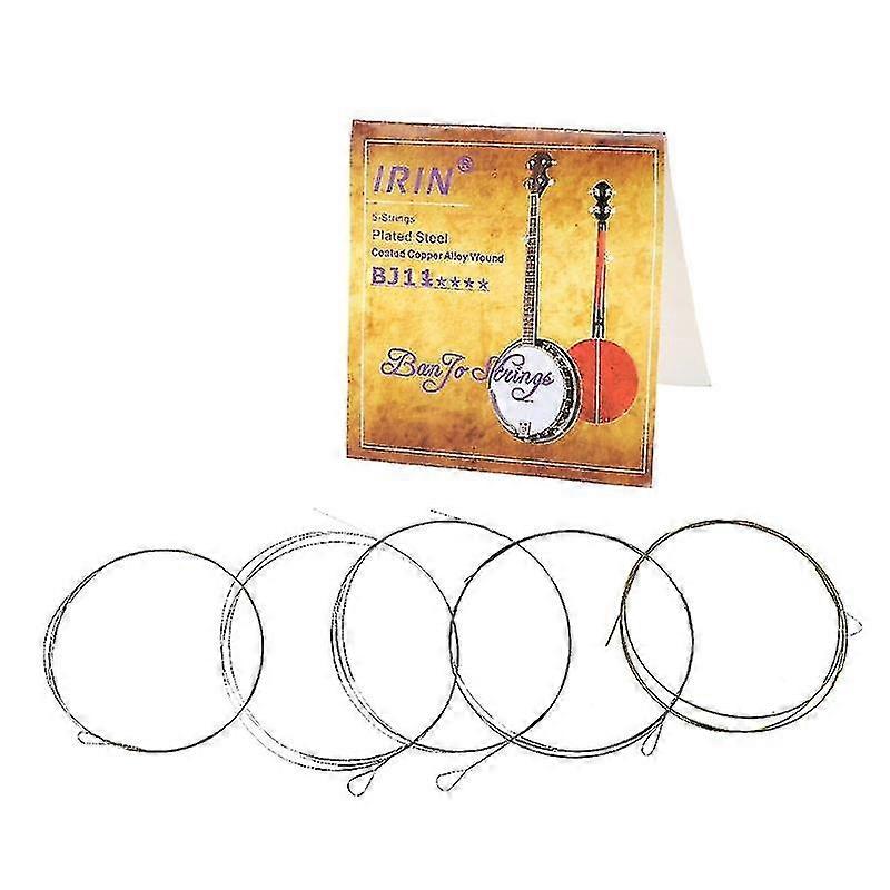 Professional Banjo Accessories Parts - 5pcs Copper Alloy Wound Banjo Strings
