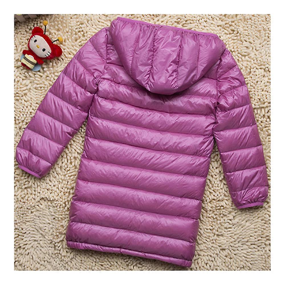 Winter Child Boy Girl Light Thin Down Coat Hoodied
