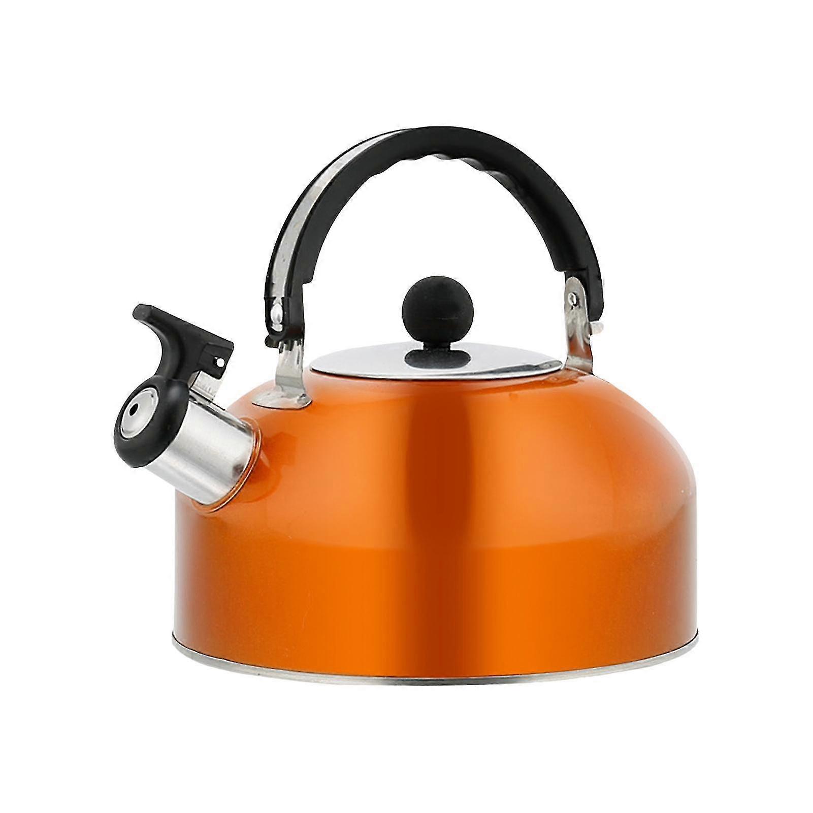 Stainless Steel Whistling Tea Kettle with Cool Grip Ergonomic Handle