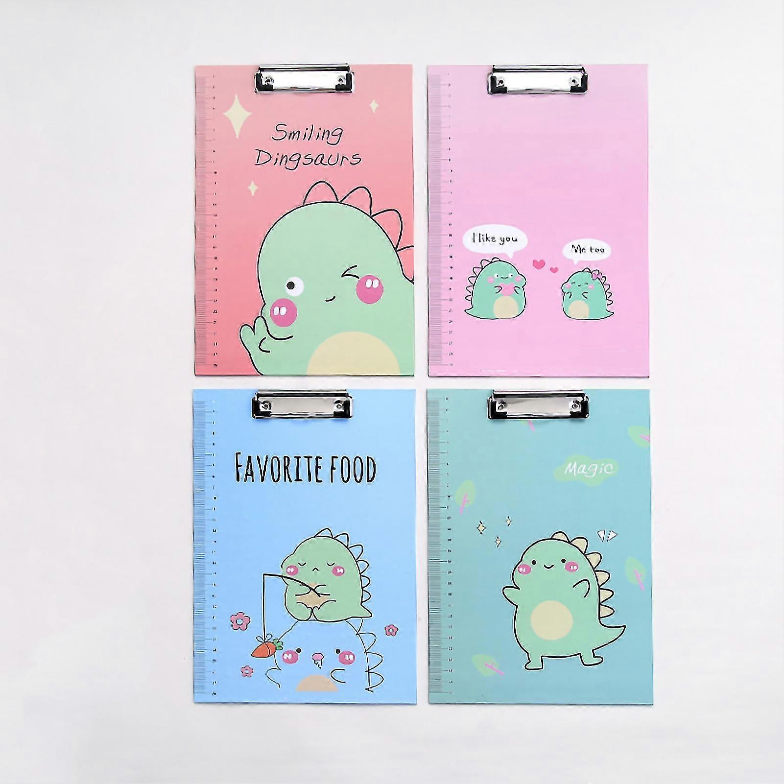 A4 Clipboard Folder with Cute Cartoon Pattern - Safe and Odorless for Office and School Supplies