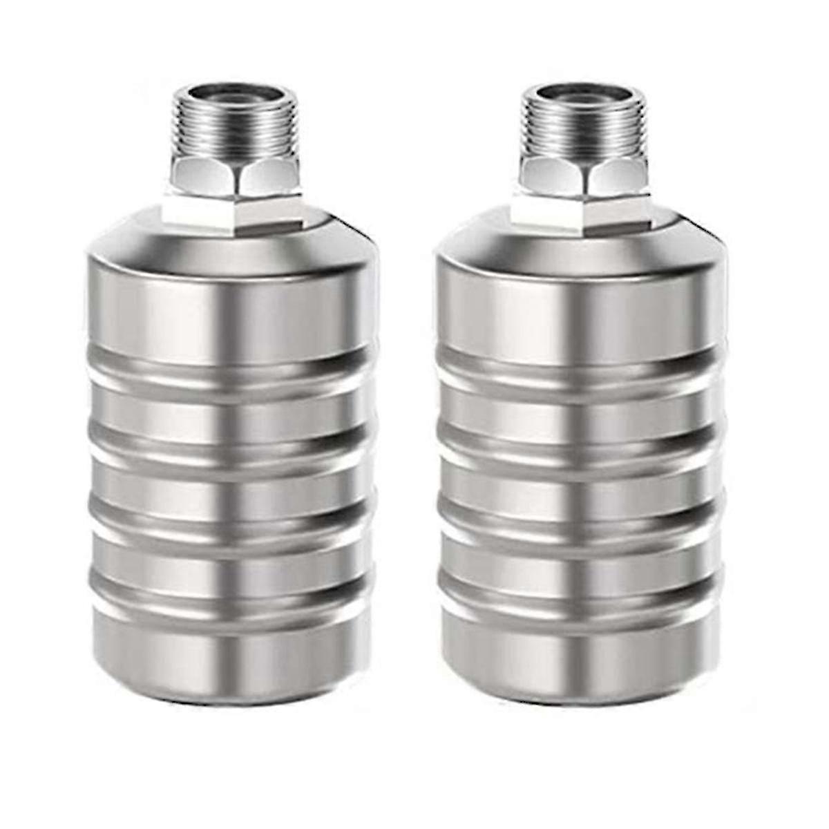 2pcs 304 Stainless Steel Fully Automatic Water Level Control Float Valve, Auto Shut Off Ball Mini F