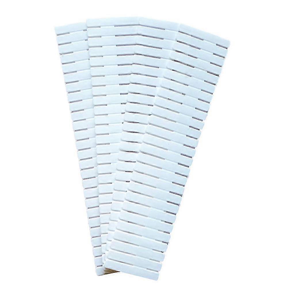 4Pcs DIY Plastic Drawer Separator Divider Partition Storage Organizer Clapboard