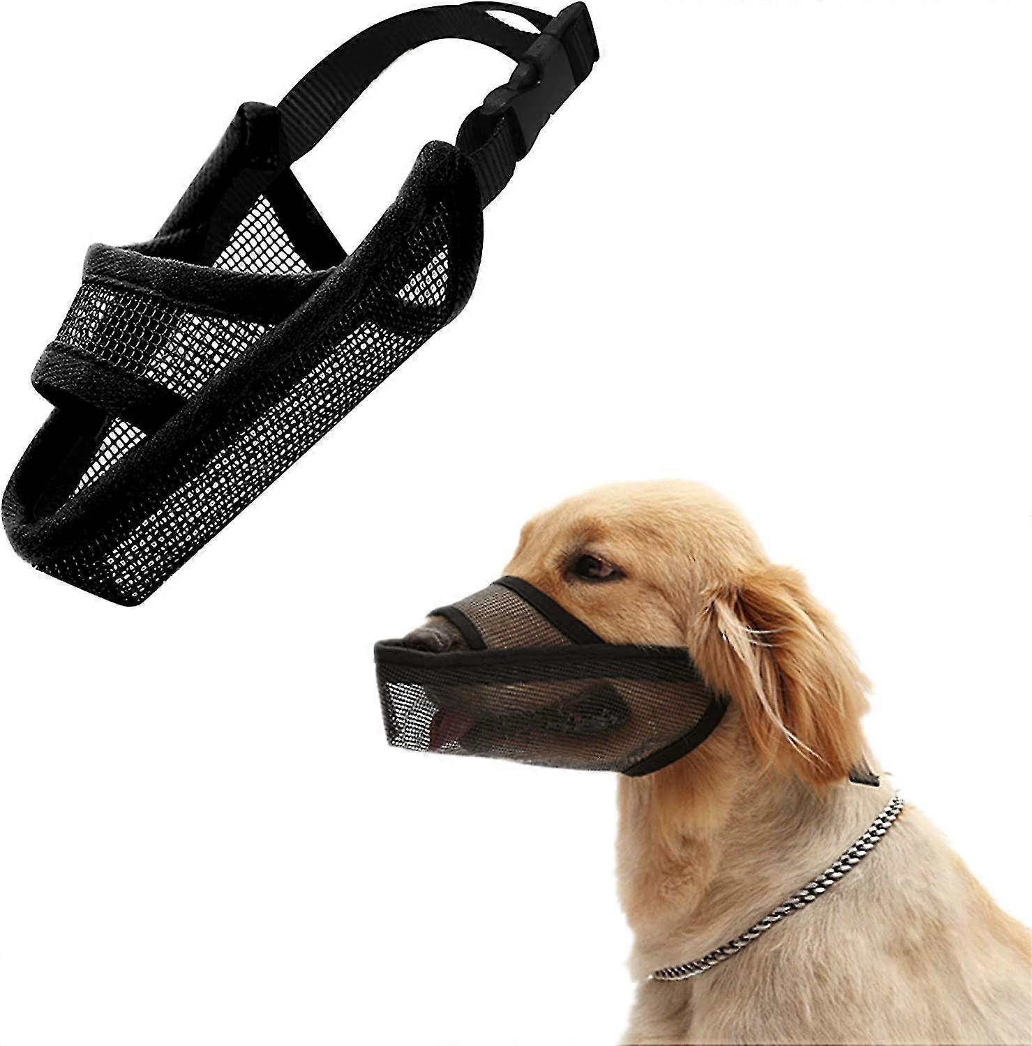 Nylon Dog Muzzle Breathable Mesh Suitable For Large Dogs