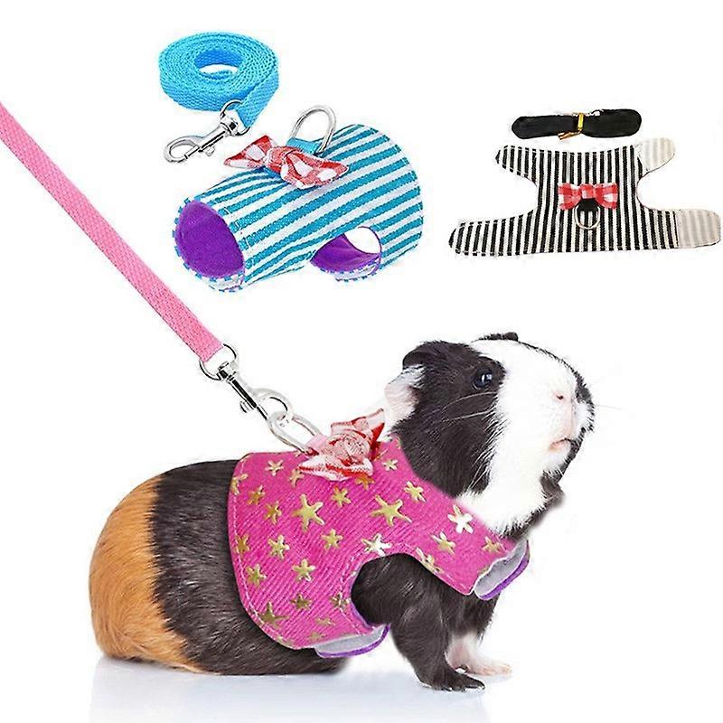 Pet Harness and Leash Ferret Hamster Squirrel Harness Small Animal Guinea Pig Leash Rat Small Pet