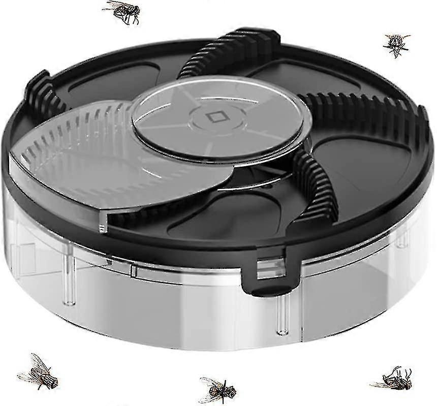 Electric Fly Catcher, Fully Automatic Fly With Removable Tray For Indoor Household Flies