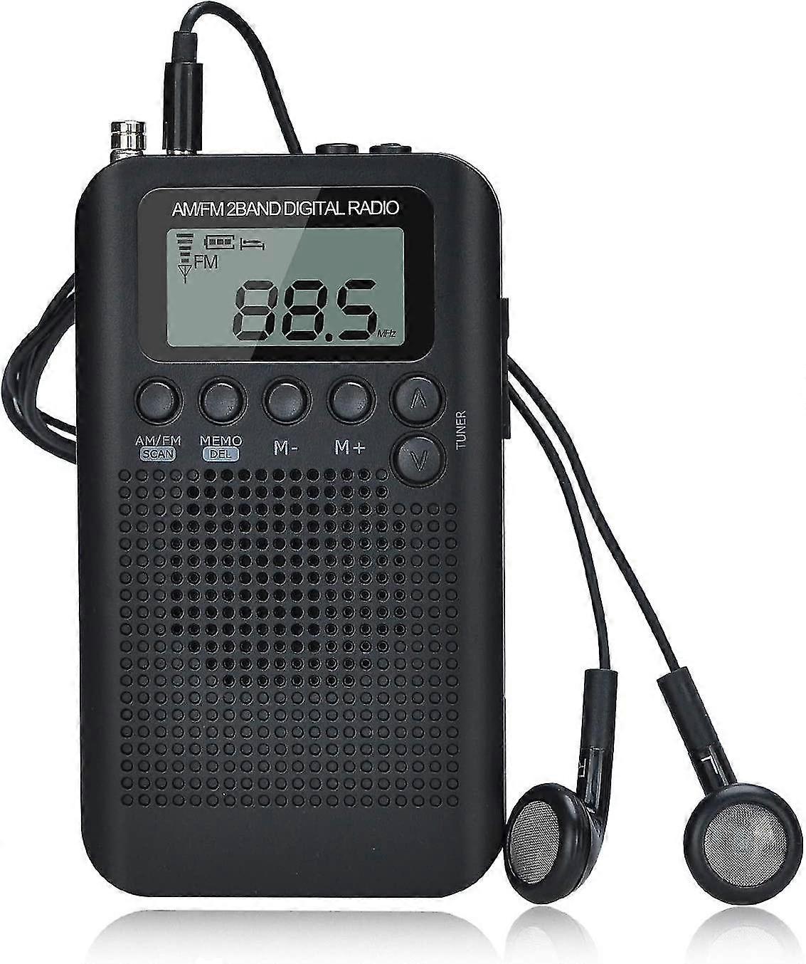 L-328 Small Portable Radio, Rechargeable Portable Radio With Recording Function, Support Mp3 / Tf /