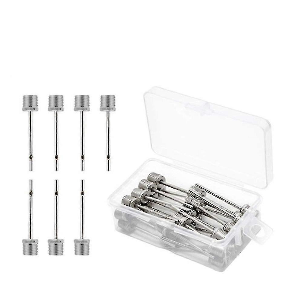 30-pak kuglepumpenåle, fodboldkompatible pumpenåle i rustfrit stål