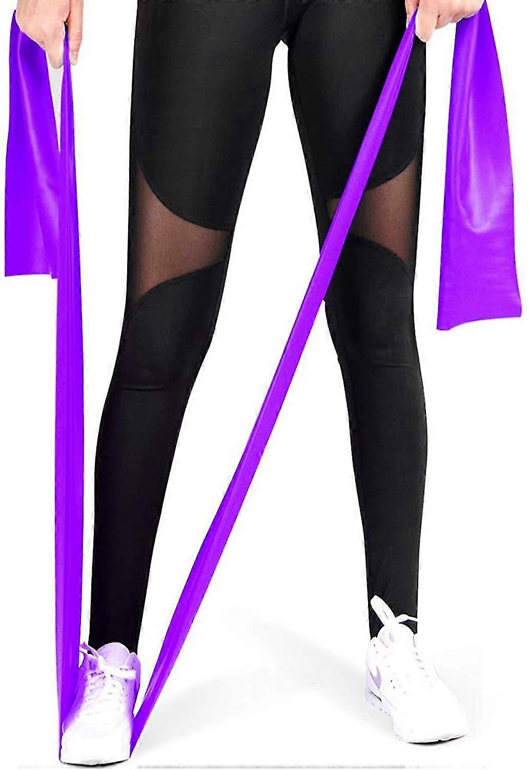 Bande di resistenza, fasce elastiche professionali in lattice lunghe fasce elastiche per terapia fisica, recupero, yoga, allenamenti a casa o in palestra, Fitn