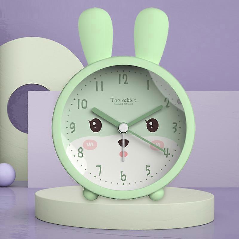 Kids Cute rabbit Printed Alarm Clock Digital Clock With Night Light