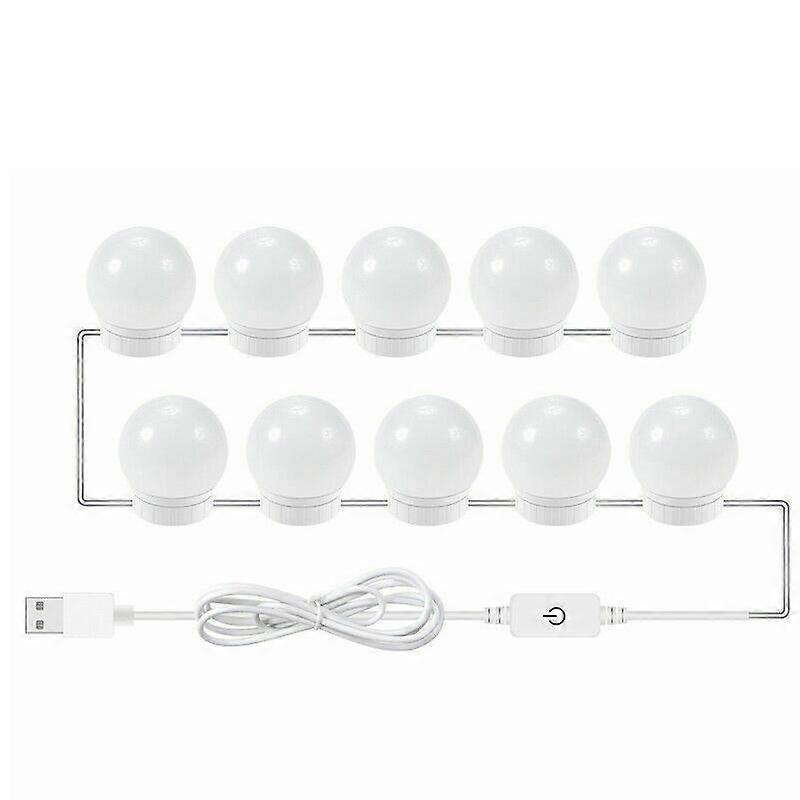 Dimmable USB LED Makeup Mirror Light Bulb Wall Lamp for Dressing Table