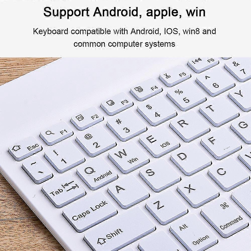 Universal Slim Portable Wireless Bluetooth 7-colors Backlit Keyboard