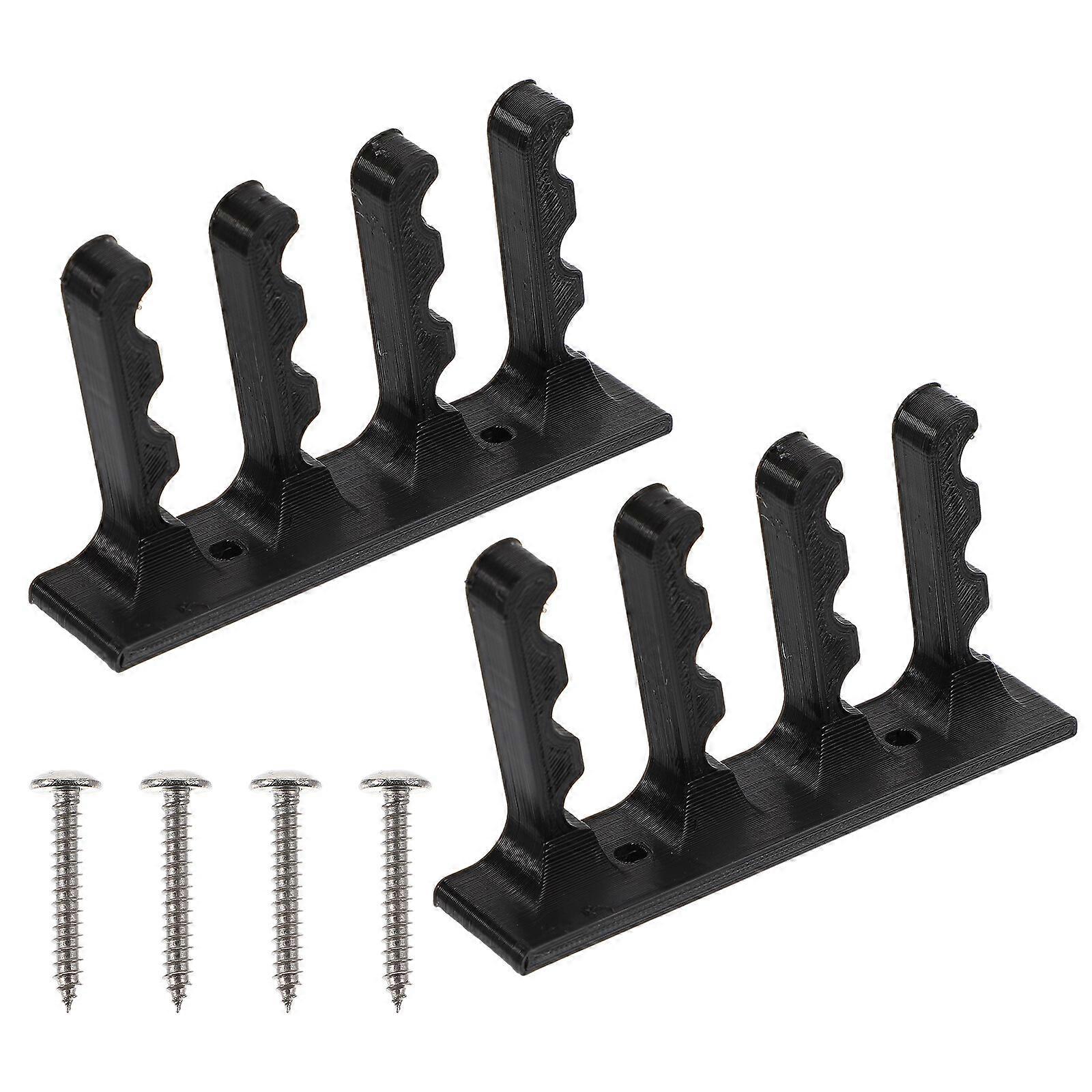2Pcs Bow and Arrow Wall Mounted Storage Brackets Holder Rack with Screws