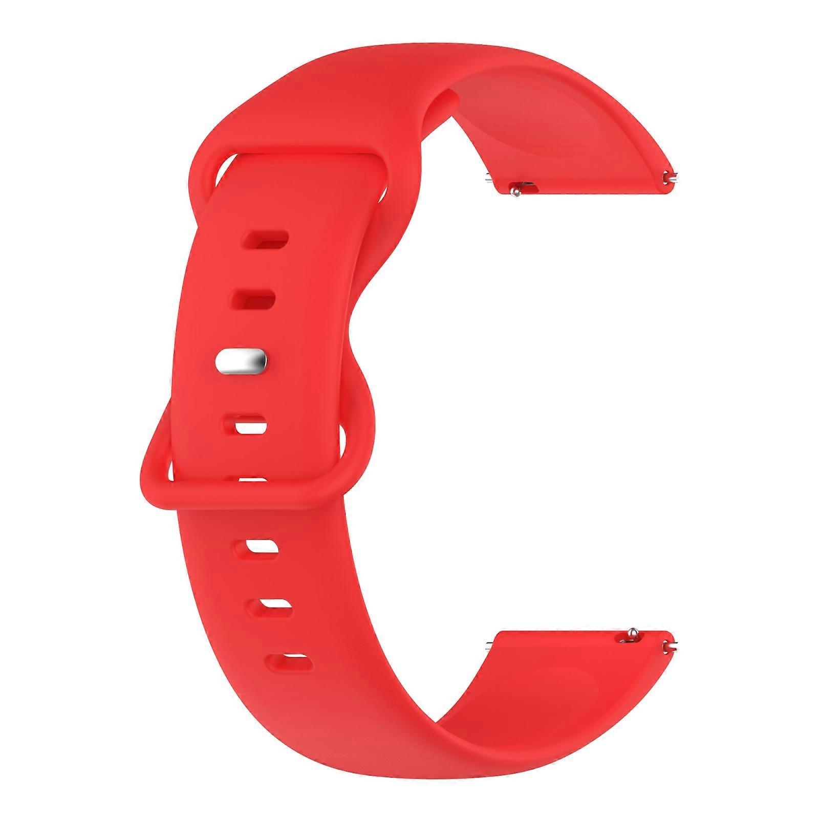 Solid Color Silicone Watch Band For Amazfit GTS 2E