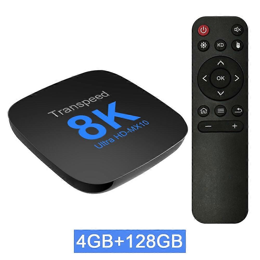 Transpeed Android 13 TV Box Dual Wifi Support 8K Video BT5.0+ RK3528 4K 3D Voice Media Player Set Top Box