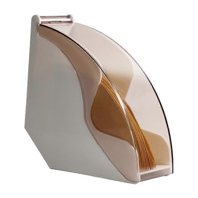 Dust-proof Acrylic Hand-drip Coffee Filter Paper Storage Container Holder Rack