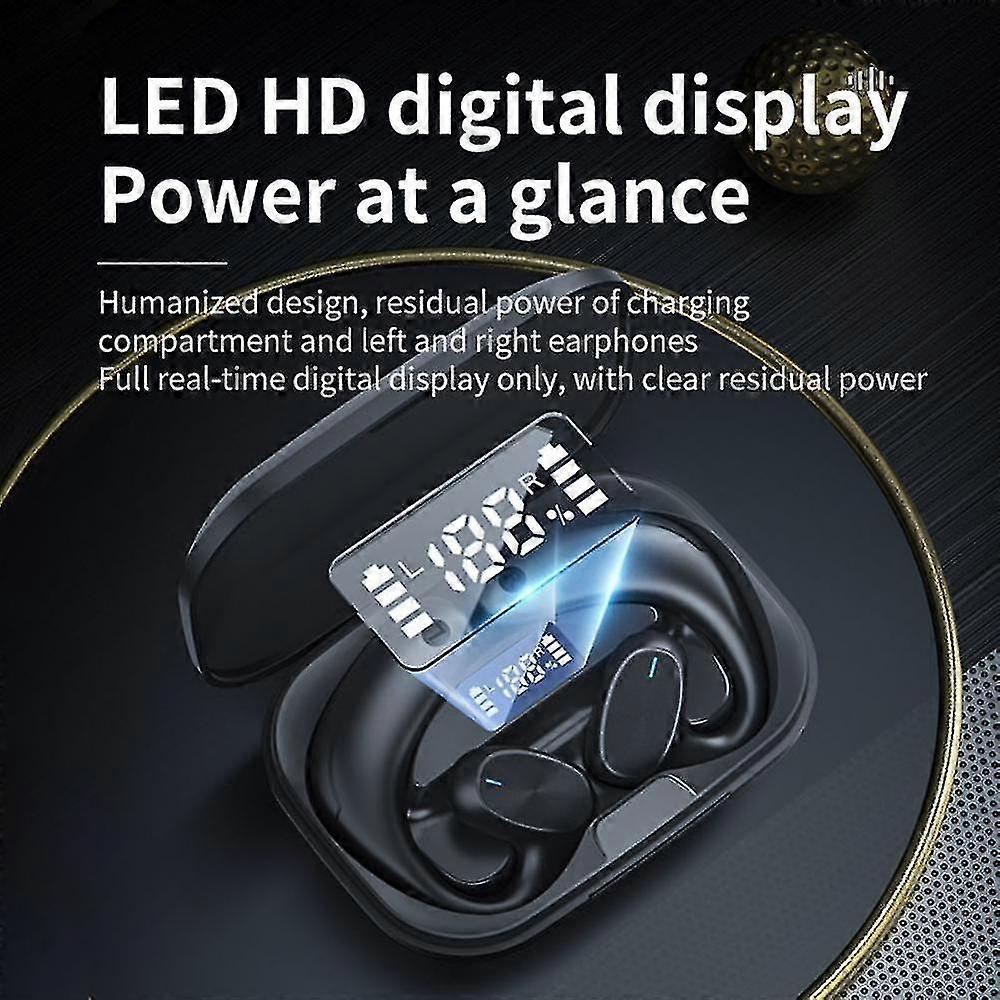 Bluetooth Headset, Style: X6pro Digital Display Black