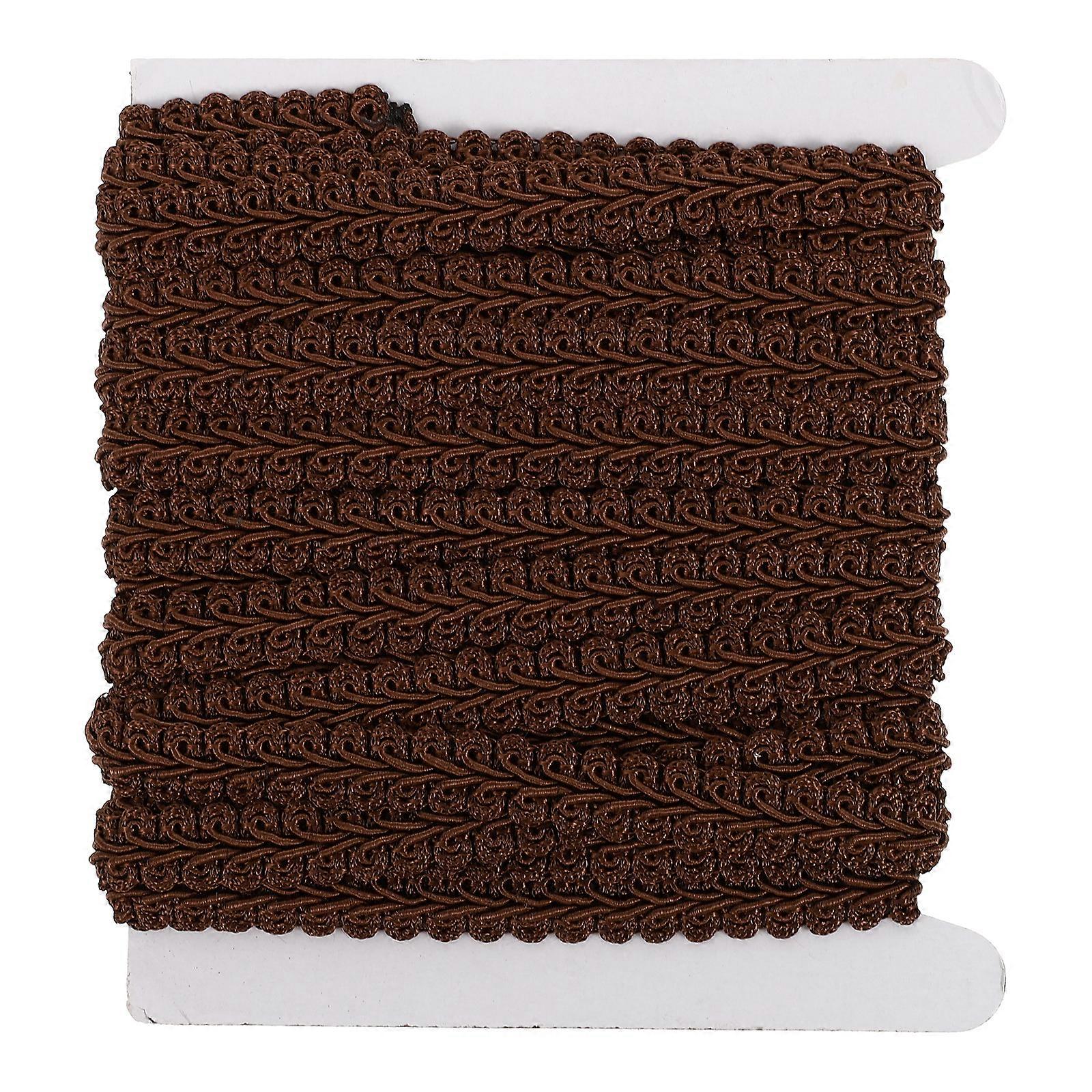 1 Roll Curtain Trim Ribbon DIY Polyester Braid Trim Pelmet Garment Edging