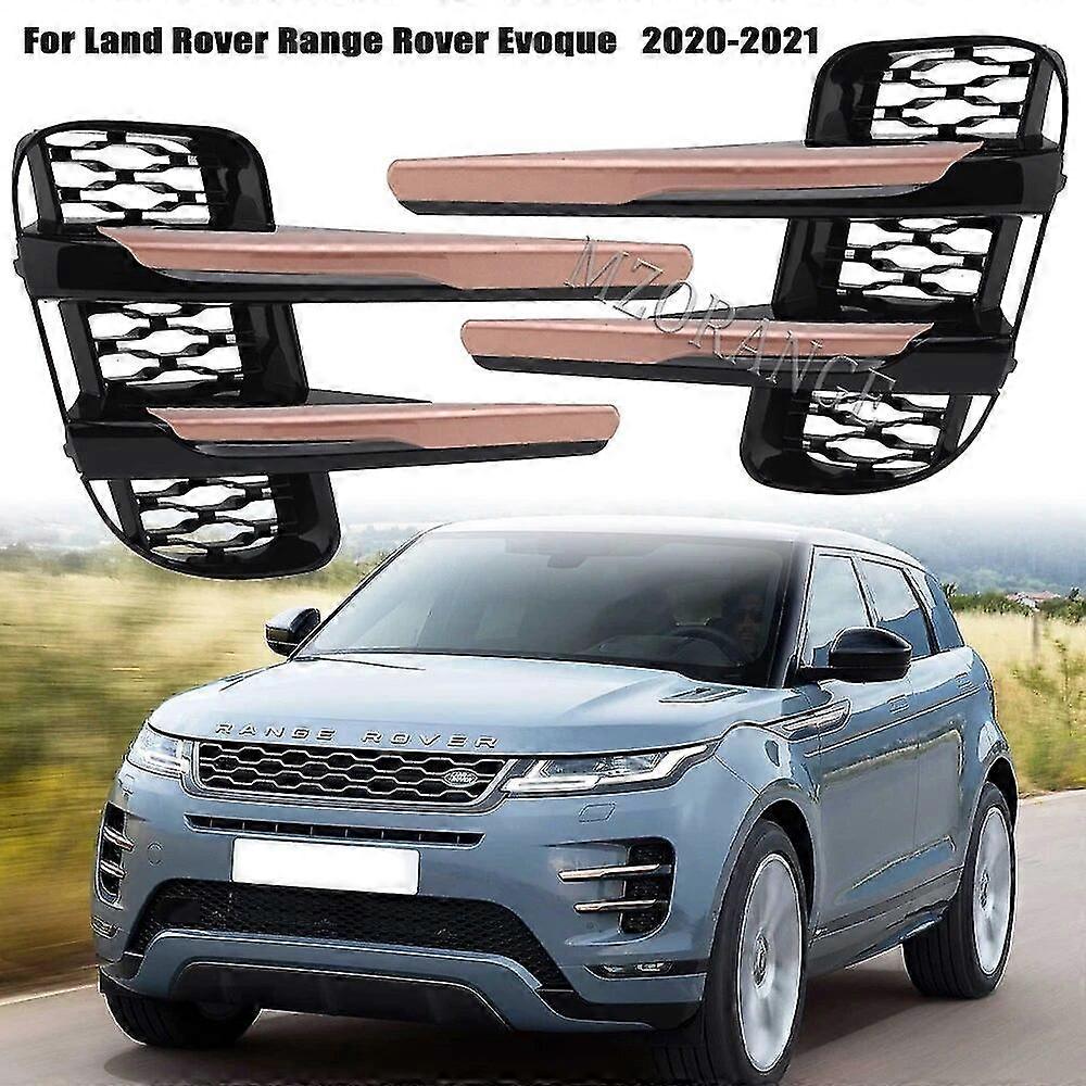 Für Land Rover Range Rover Evoque 2019 2020 2022 Nebelscheinwerferabdeckung Frontscheinwerfer Streifen Verkleidung Nebelscheinwerfer Kühlergrill Autozubehör