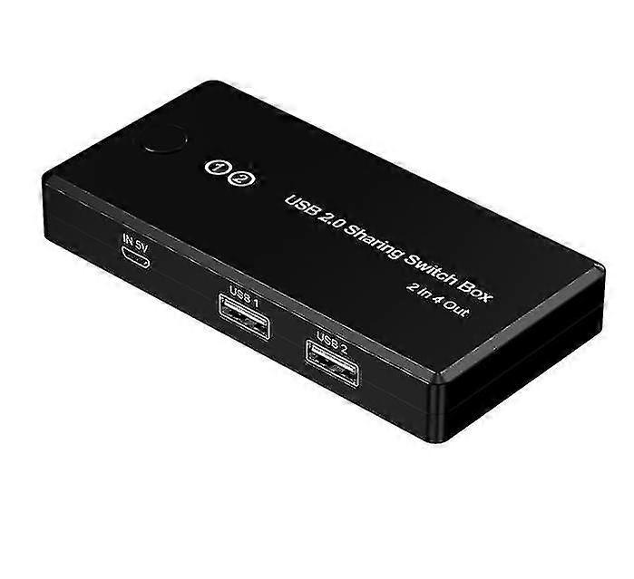 Usb2.0 Sharing Switch Box,2 Input 4 Output