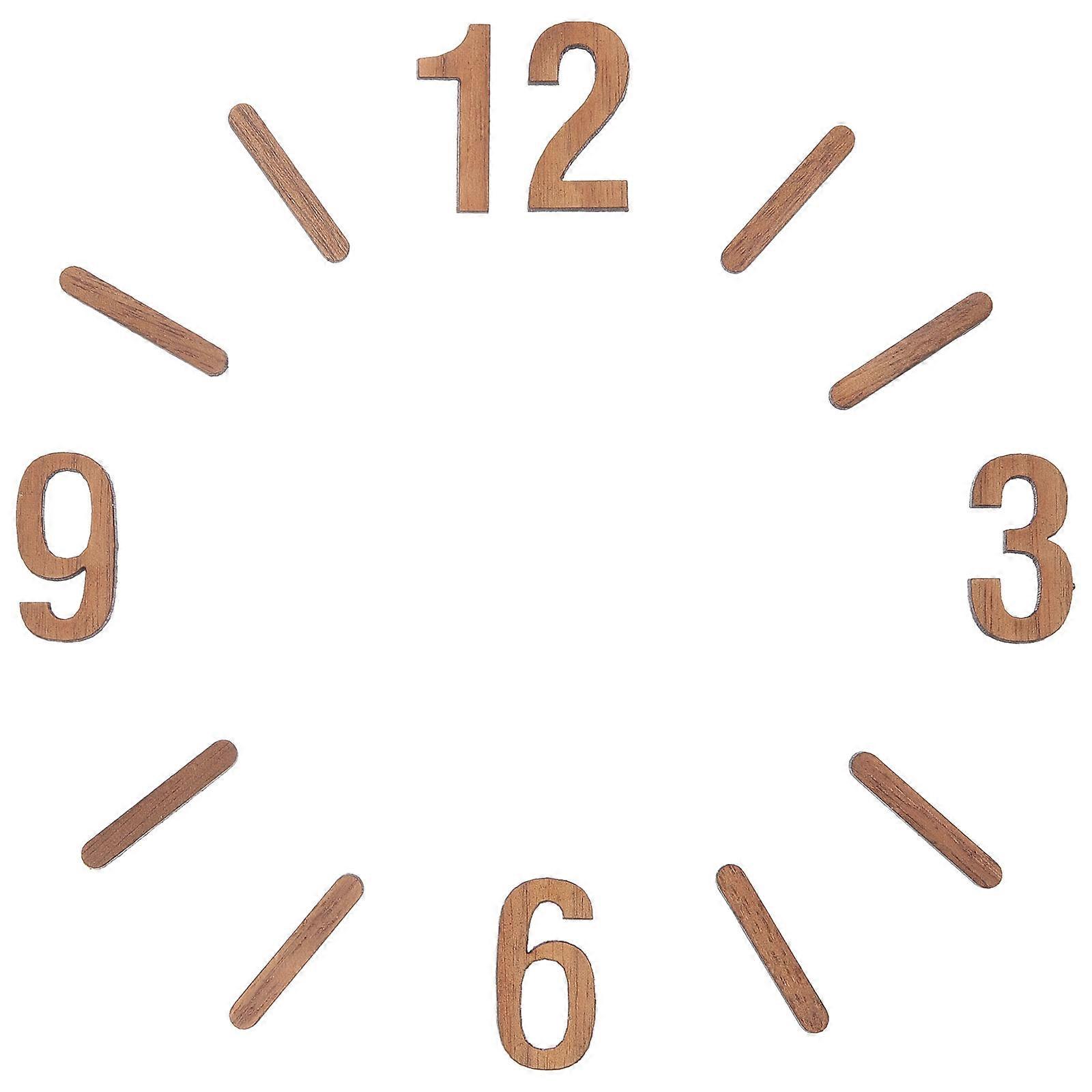 1 Set of Wall Clock DIY Numerals Clock Numerals Kit Replacement Clock Numerals Clock Numbers