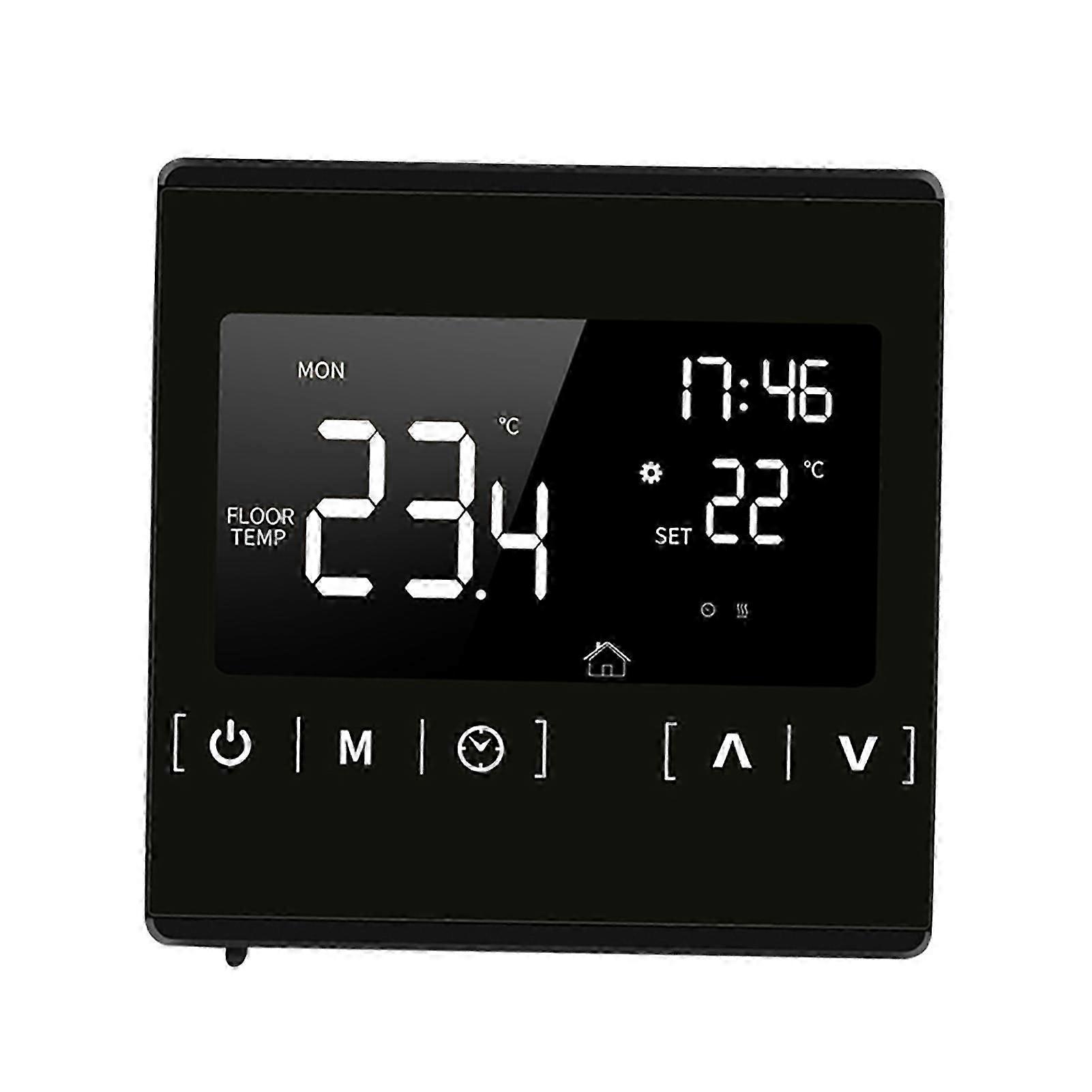 Inteligentny termostat z ekranem dotykowym LCD do domu Programowalny elektryczny system ogrzewania podłogowego Termoregulator AC 85-250V Regulator temperatury