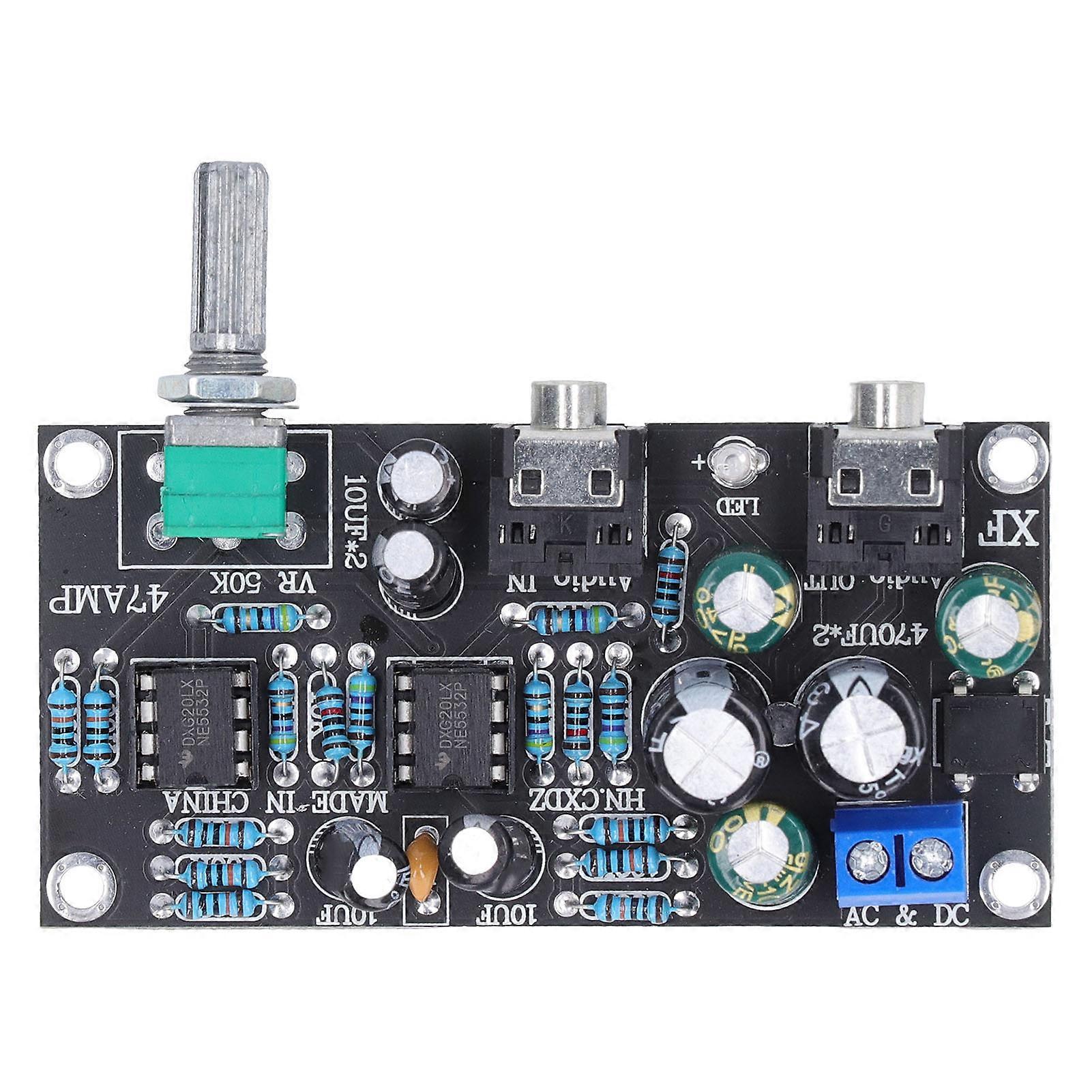 Headphone Amplifier Board o OP AMP Module 2 Channel Portable Single Power Supply 47