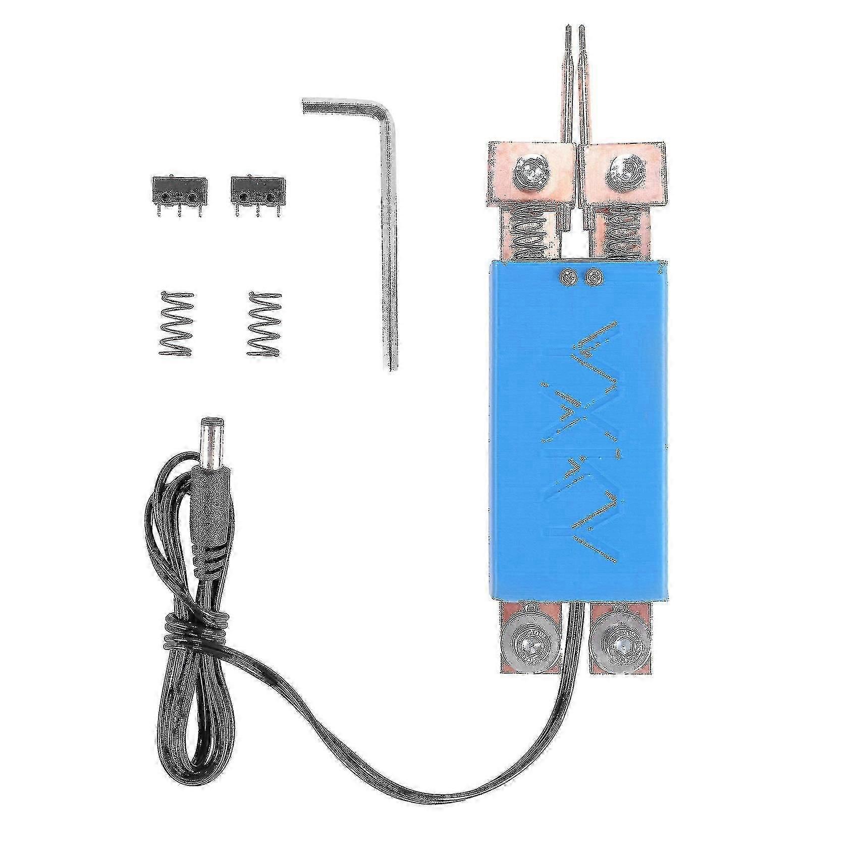 Diy Spot Welder Machine Welding Handheld Spot Welding Pen Automatic Trigger Built-in Switch Blue