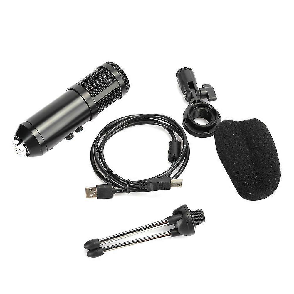 BM858 Condenser Microphone Omnidirectional Single Mic with Shock Absorption  Bracket