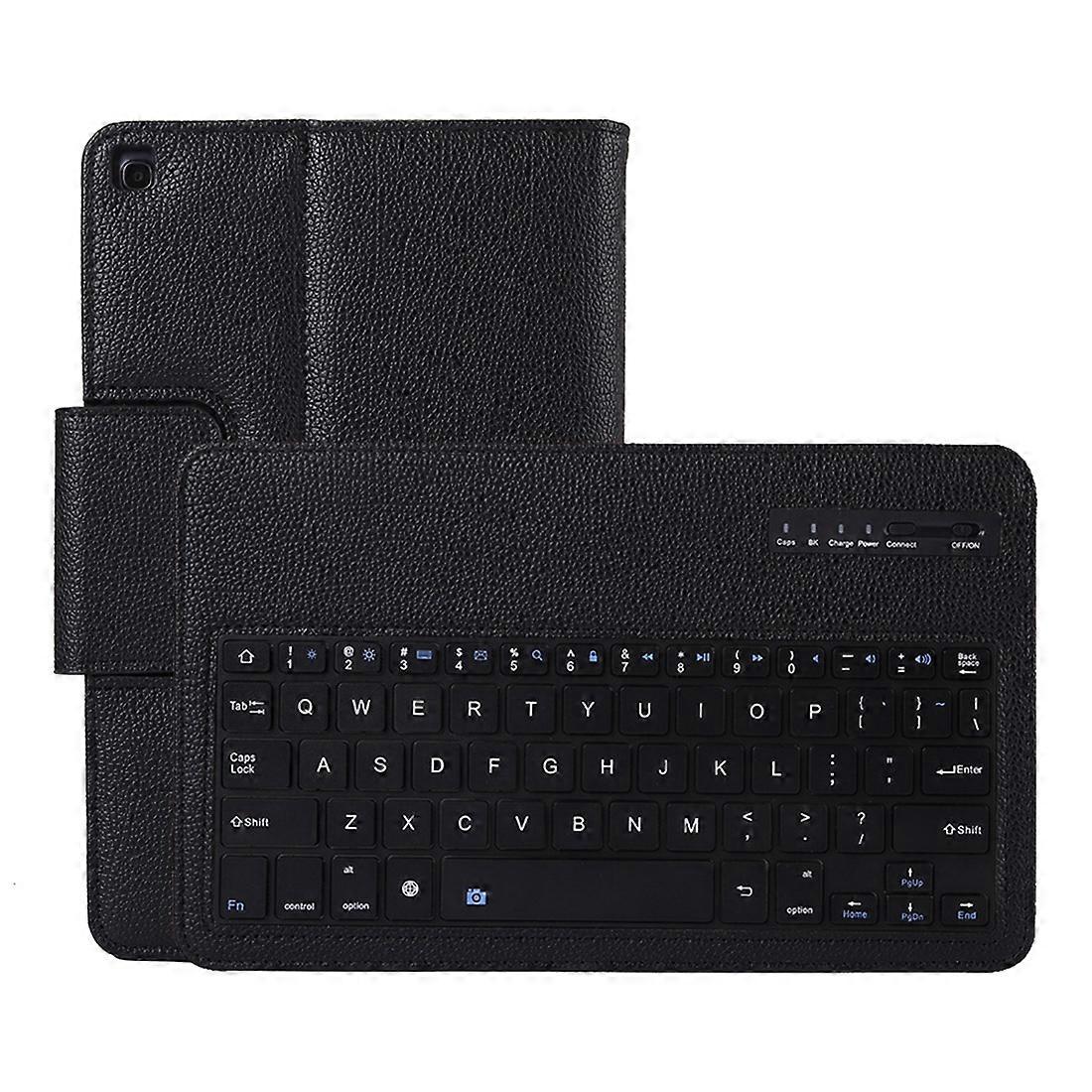 SA510 Clavier Bluetooth détachable + étui pour tablette en cuir PU à texture litchi avec support pour Galaxy Tab A 10.1 T510 / T515