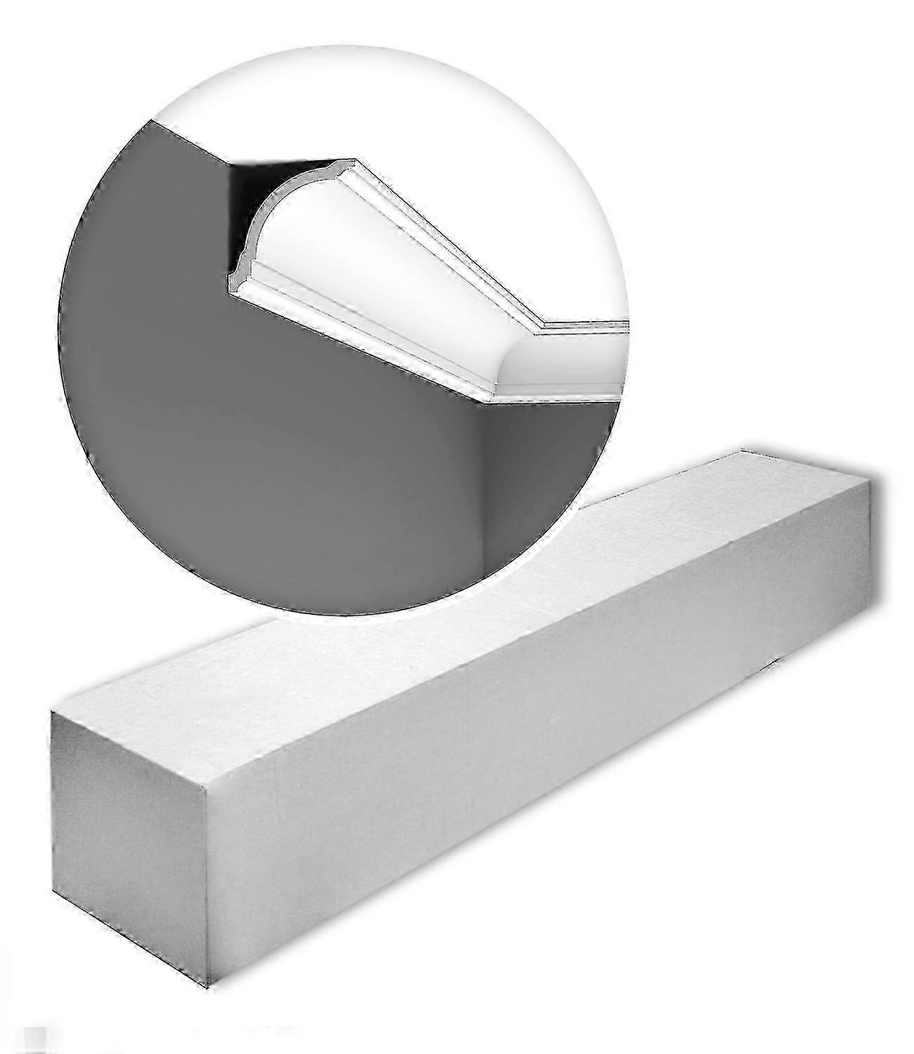 Orac Decor 24 x Crown mouldings CX199-box 48 meter AXXENT Duropolymer® 200 cm white pre-primed