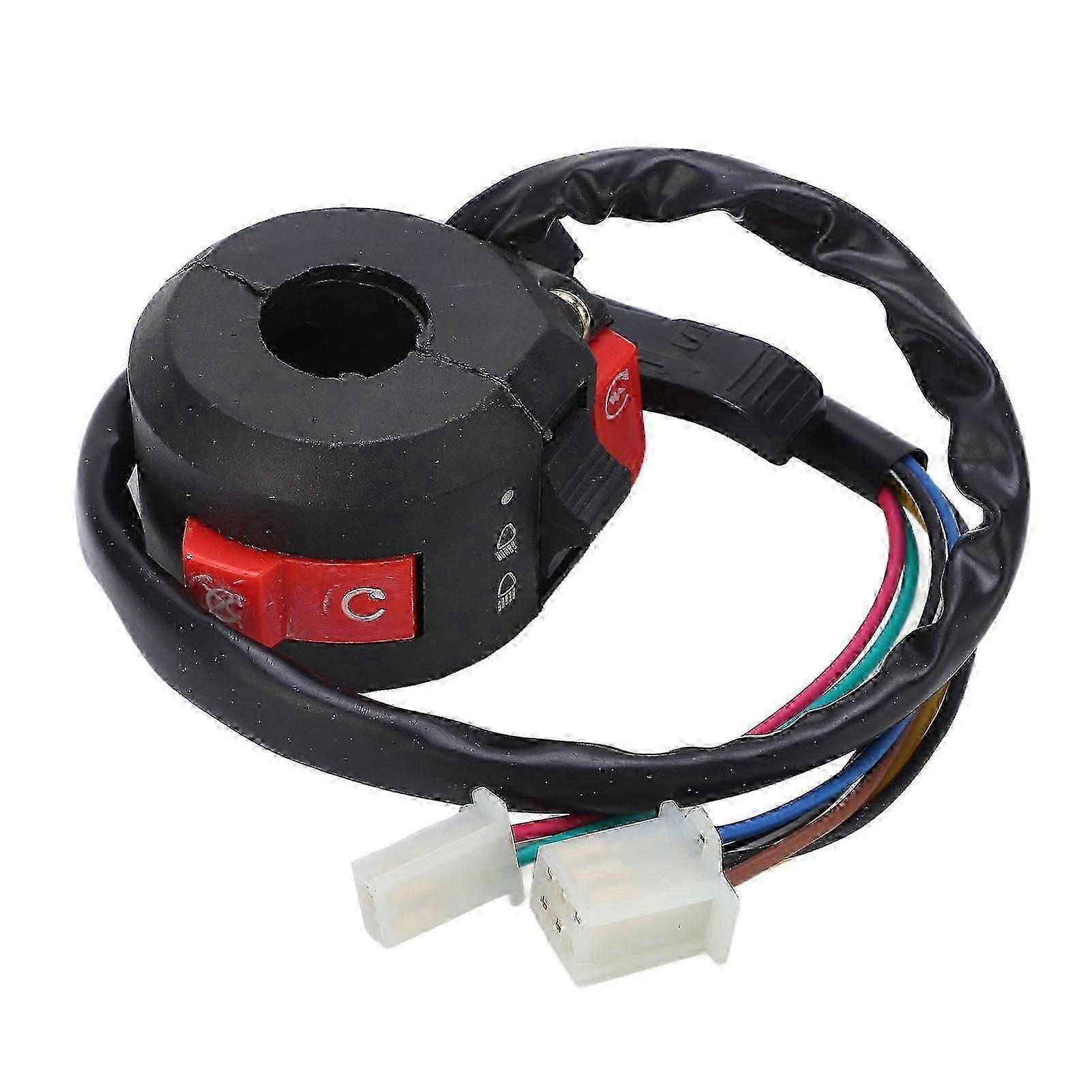 7wires 22mm αριστερό τιμόνι Kill Start Light Switch Choke Lever για PIT PRO Trail Dirt Quad Bike ATV YEMAA