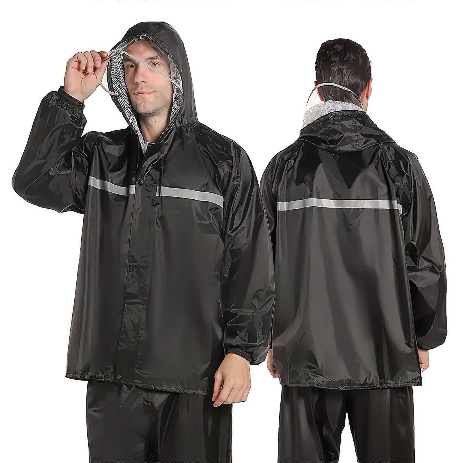 Unisex Raincoat Jacket and Trousers Set