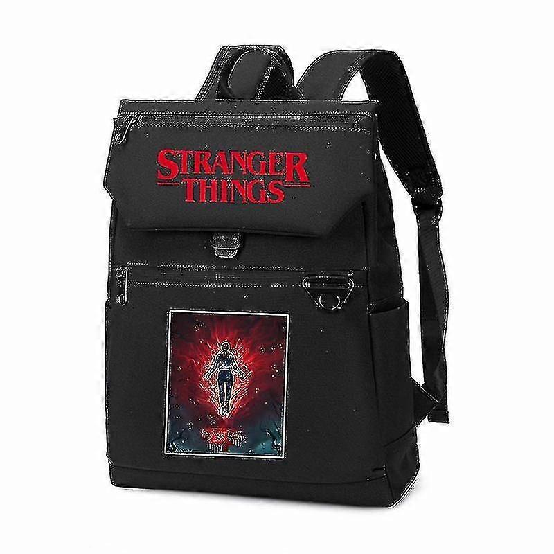 2023-stranger Things 4 Hellfire Club Skull And Weapons Multi-style Waterproof Backpack_b