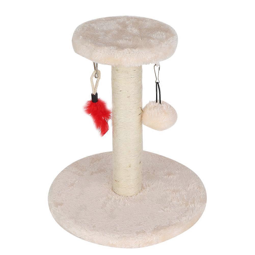 Cat Tree Kitten Climbing Chewing Scratcher Pet Climber with Hang Toys