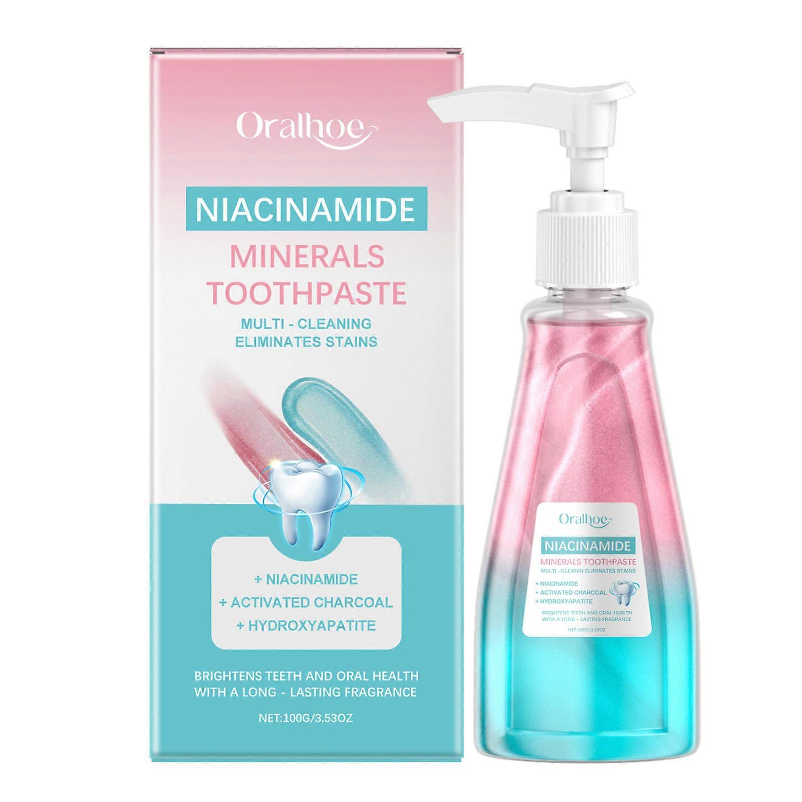 Advanced Niacinamide Toothpaste Intenses Stain Whitening Tooth Paste Refreshing Breath Teeth Whitener