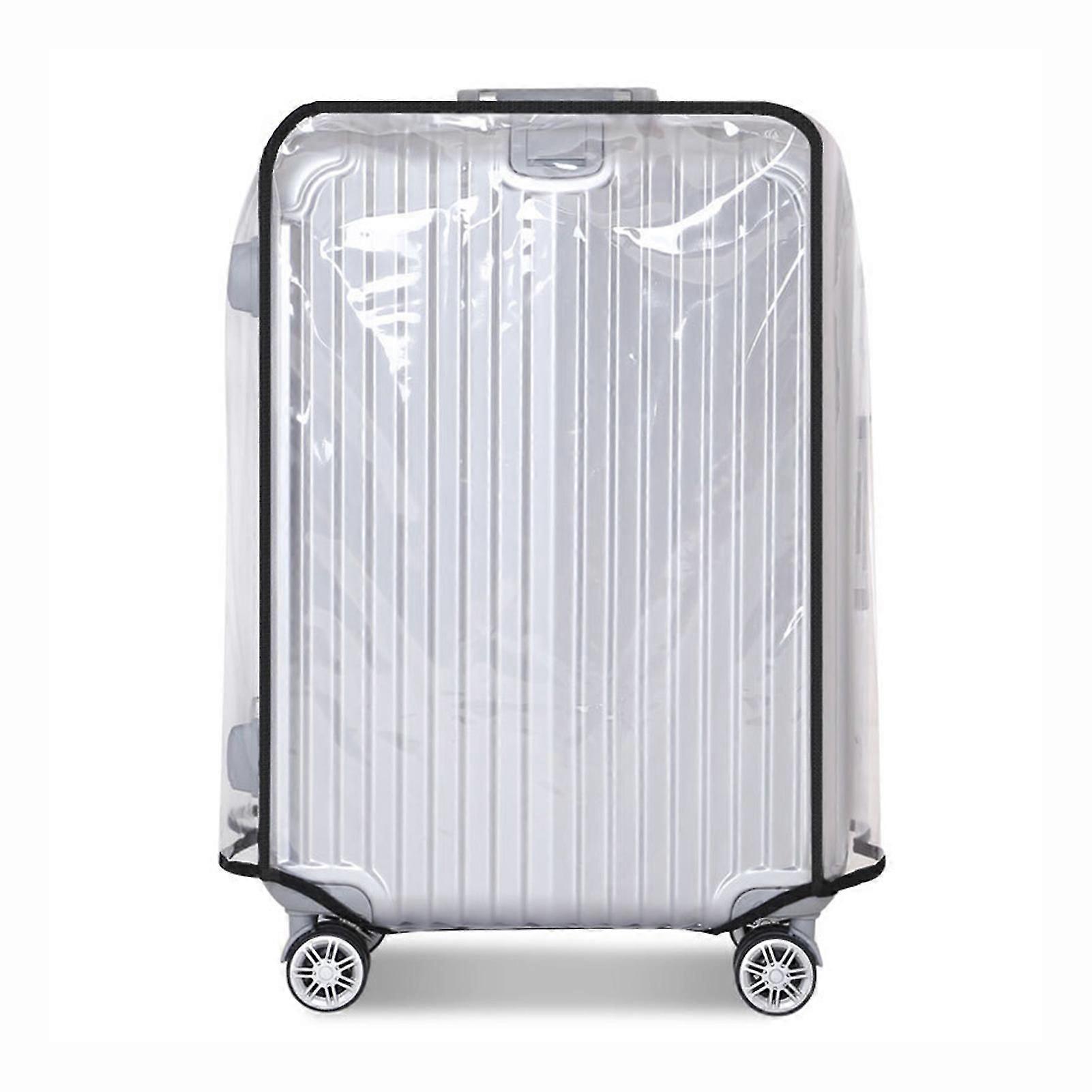 Clear PVC Protector for Suitcase Waterproof PVC Transparent Travel Luggage Protector Suitcase Cover for Vacation Business Trip