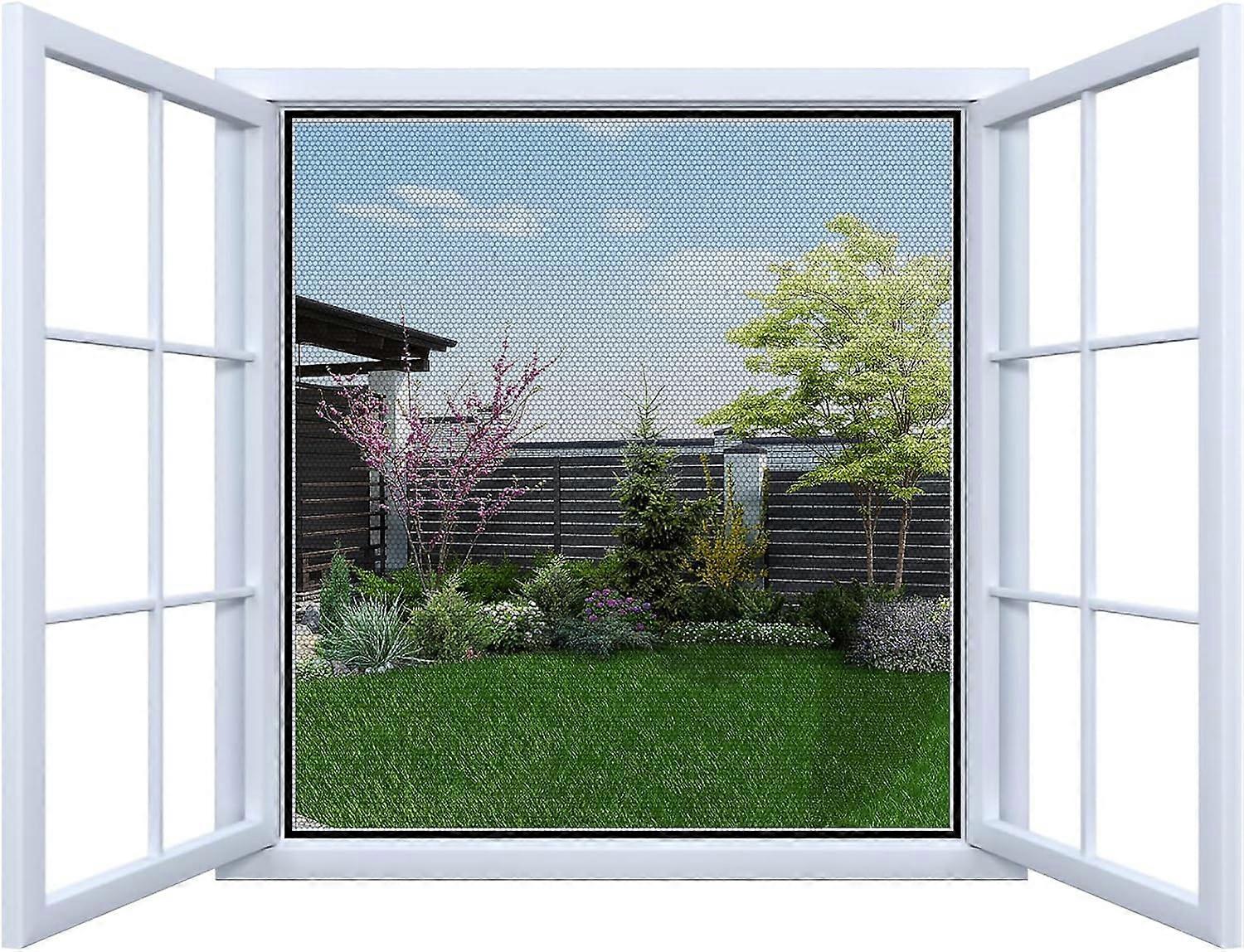 Fiberglass Mesh Screen, Privacy Film, Installable, Removable, Breathable