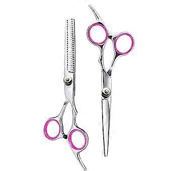 Linkshänder-Haarschere, Haarwerkzeuge mit breiter Anwendung für den Salon oder zu Hause, hochwertige Rasierklingen aus Edelstahl mit lebenslanger Schärfe
