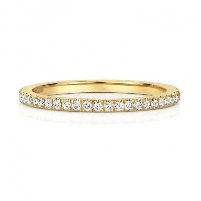 Wedding Band 18ct Gold Diamond Full Eternity Ring WQ277/I