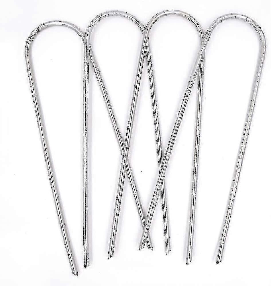 Heavy Duty U Type Ground Anchor with Sharp Ends for Trampolines Wind Stakes