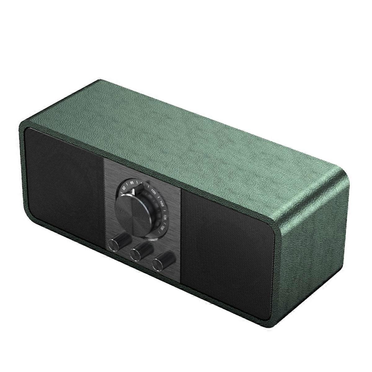 Portable Retro FM Radio Wooden Radios Receiver Wireless Hi-Fi B