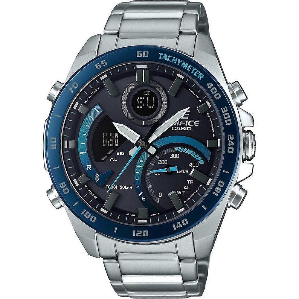 Casio Edifice Ecb-900db-1ber Men's Solar-powered Bluetooth Chronograph Watch